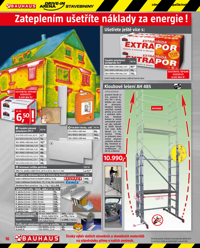 Stránka č. 16 - Akční leták Bauhaus