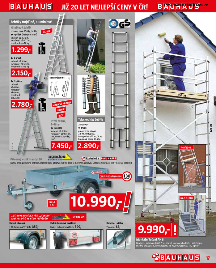 Stránka č. 17 - Akční leták Bauhaus