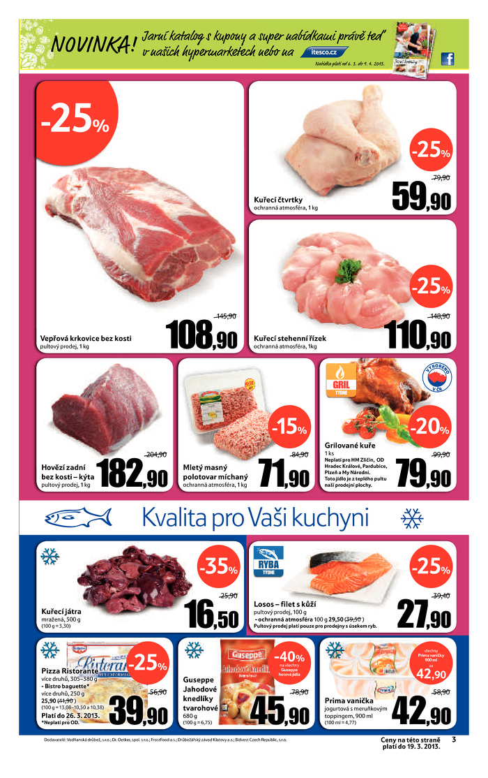 Stránka č. 3 - Akční leták Tesco  Hypermarket