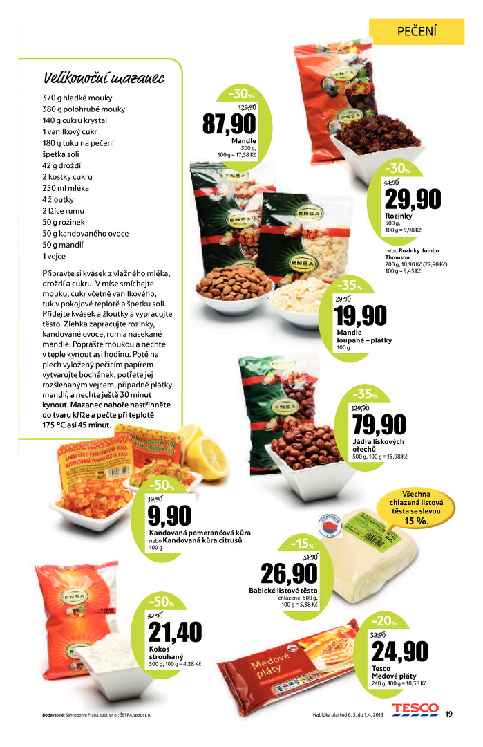 Stránka č. 19 - Akční leták Tesco   Hypermarket - Jarní katalog