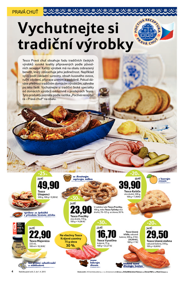 Stránka č. 4 - Akční leták Tesco   Hypermarket - Jarní katalog