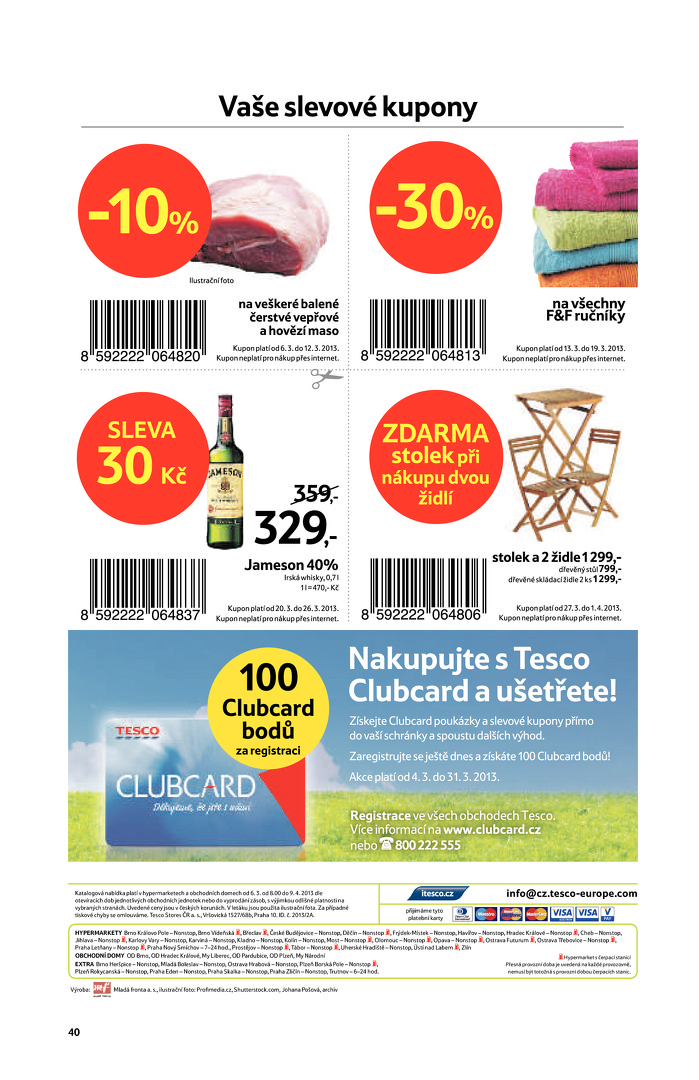 Stránka č. 42 - Akční leták Tesco   Hypermarket - Jarní katalog