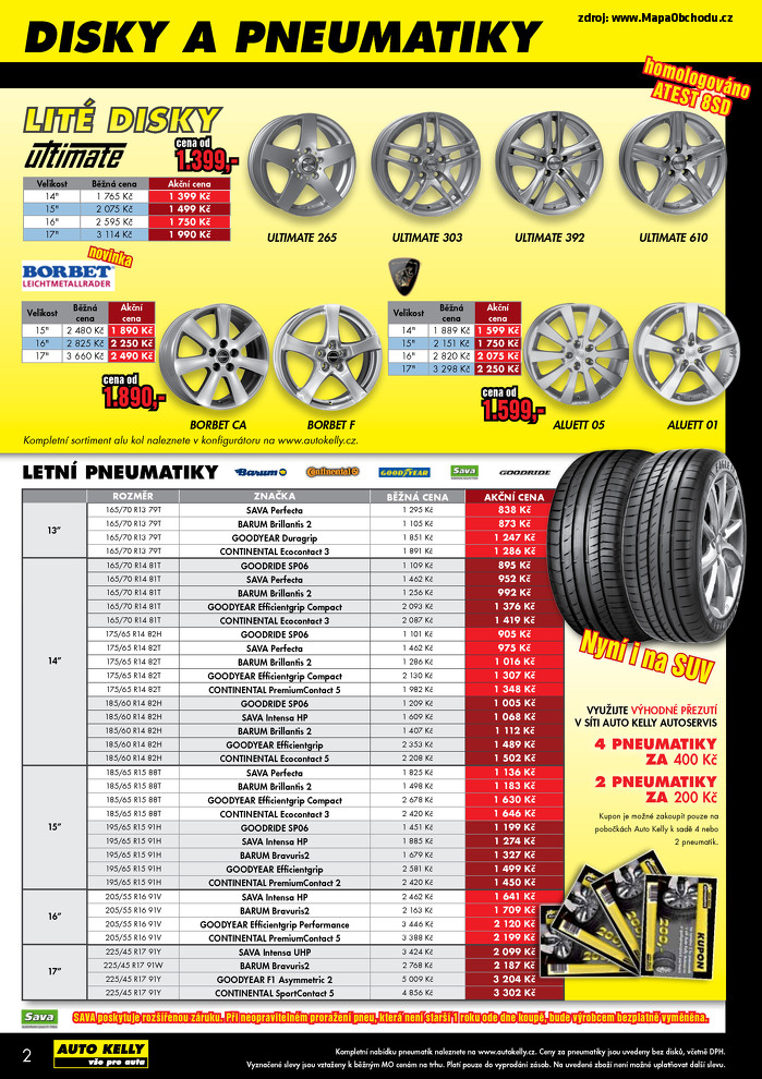 Stránka č. 2 - Akční leták Auto Kelly