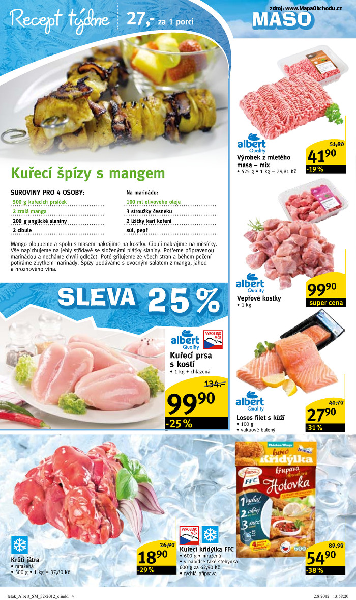 Stránka č. 4 - Akční leták Albert  Supermarket