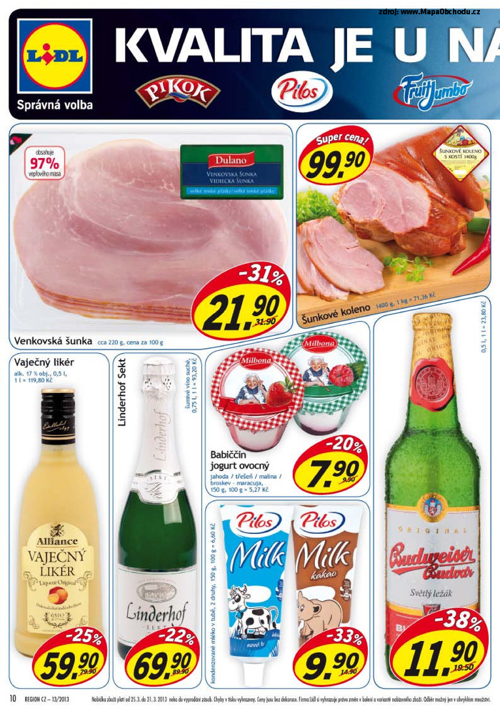 Stránka č. 10 - Akční leták Lidl