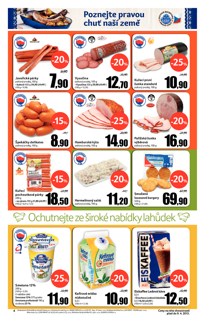 Stránka č. 4 - Akční leták Tesco Hypermarket