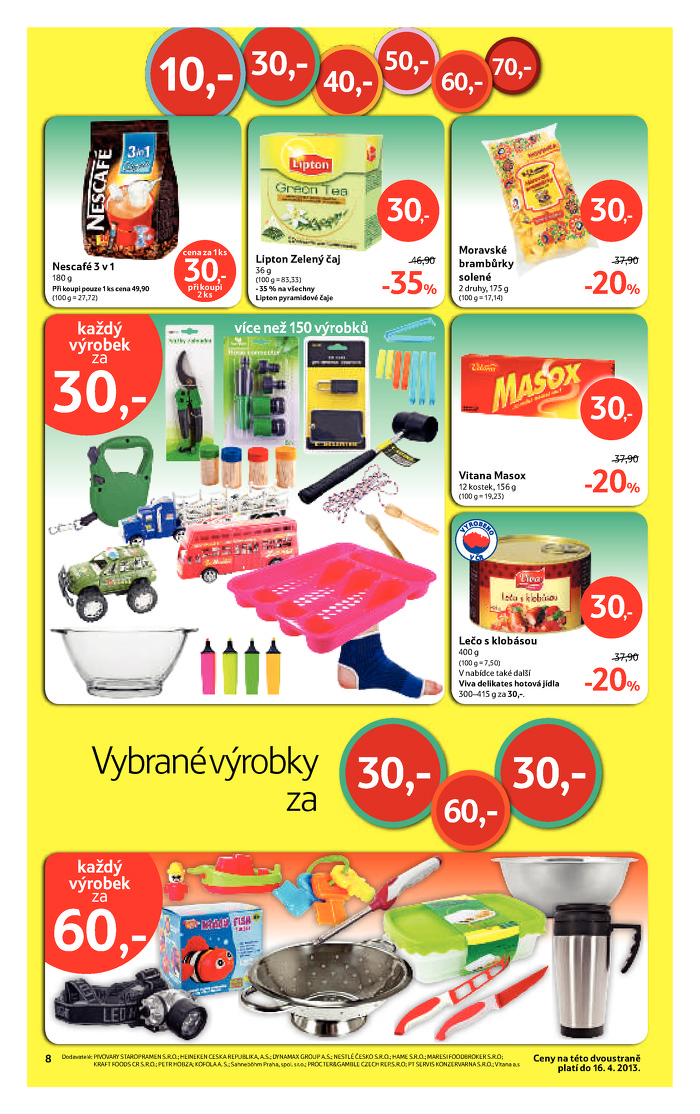 Stránka č. 8 - Akční leták Tesco Hypermarket