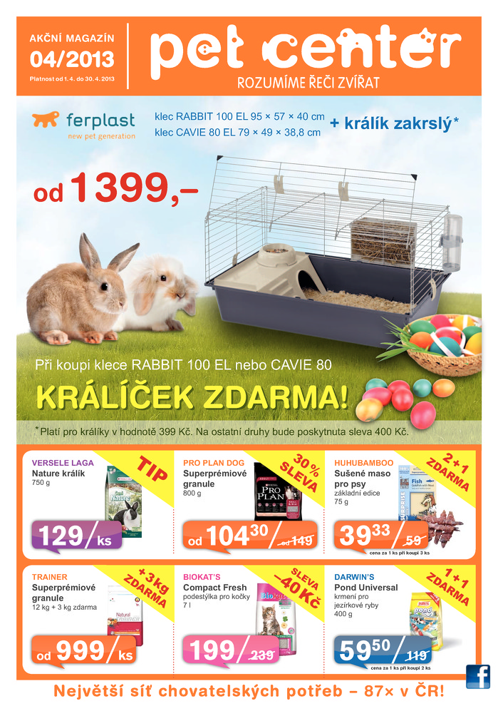 Stránka č. 1 - Akční leták Pet Center