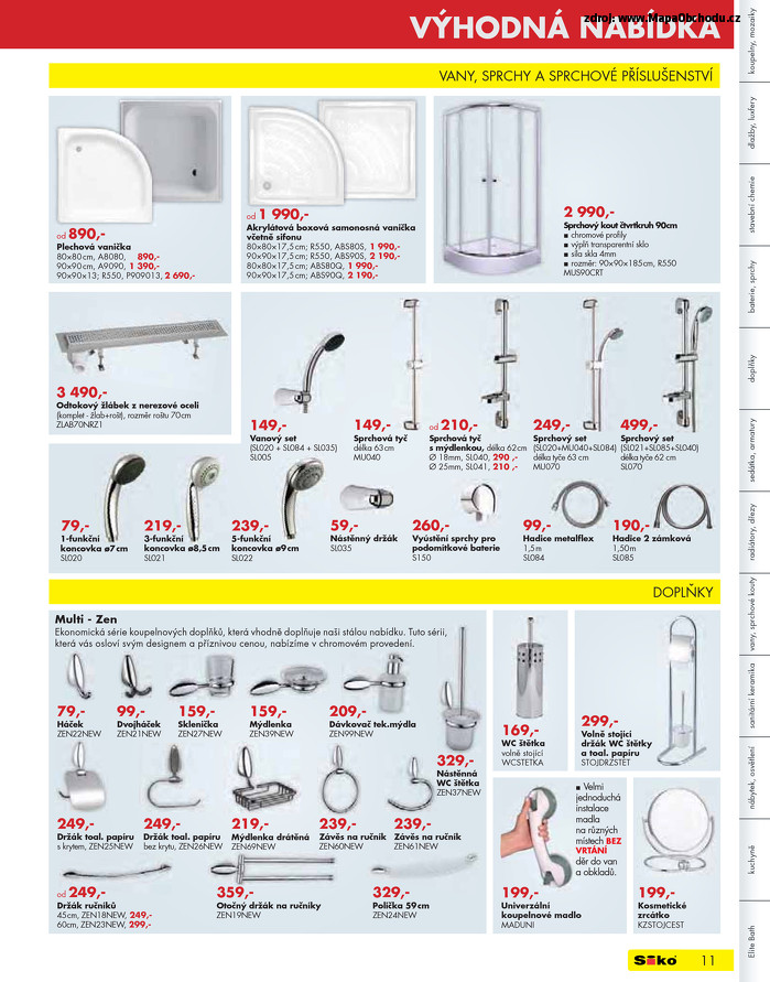 Stránka č. 11 - Akční leták Siko Koupelny