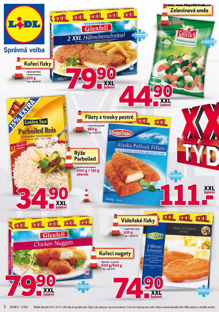 Stránka č. 2 - Akční leták Lidl XXXL Týden