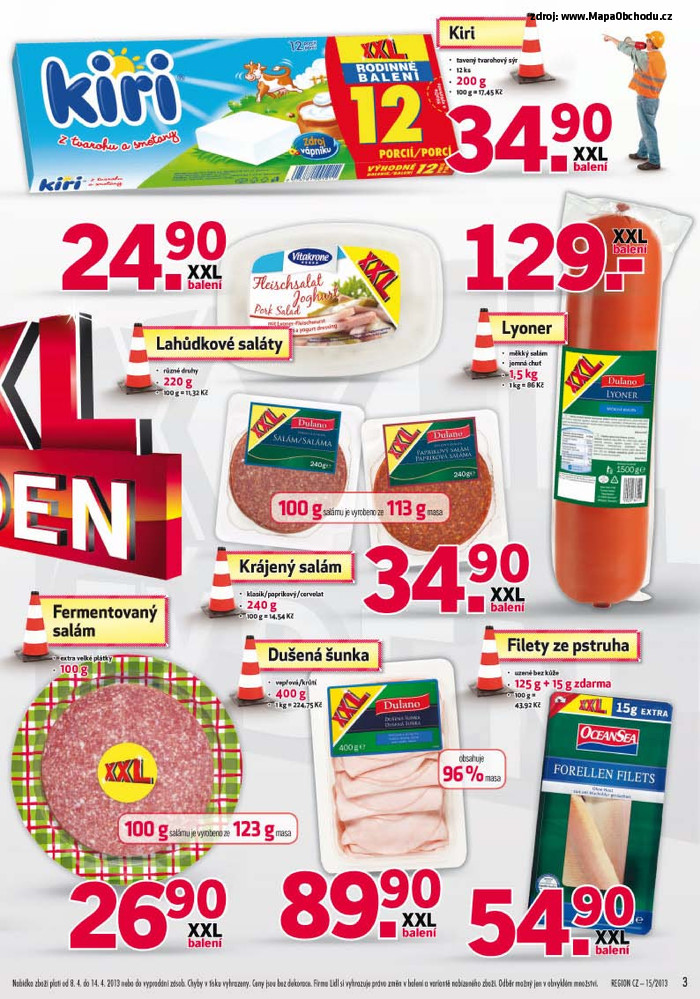 Stránka č. 3 - Akční leták Lidl XXXL Týden