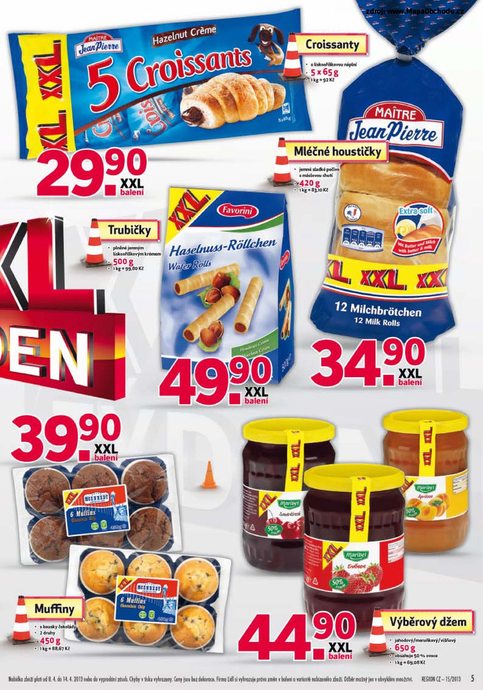 Stránka č. 5 - Akční leták Lidl XXXL Týden