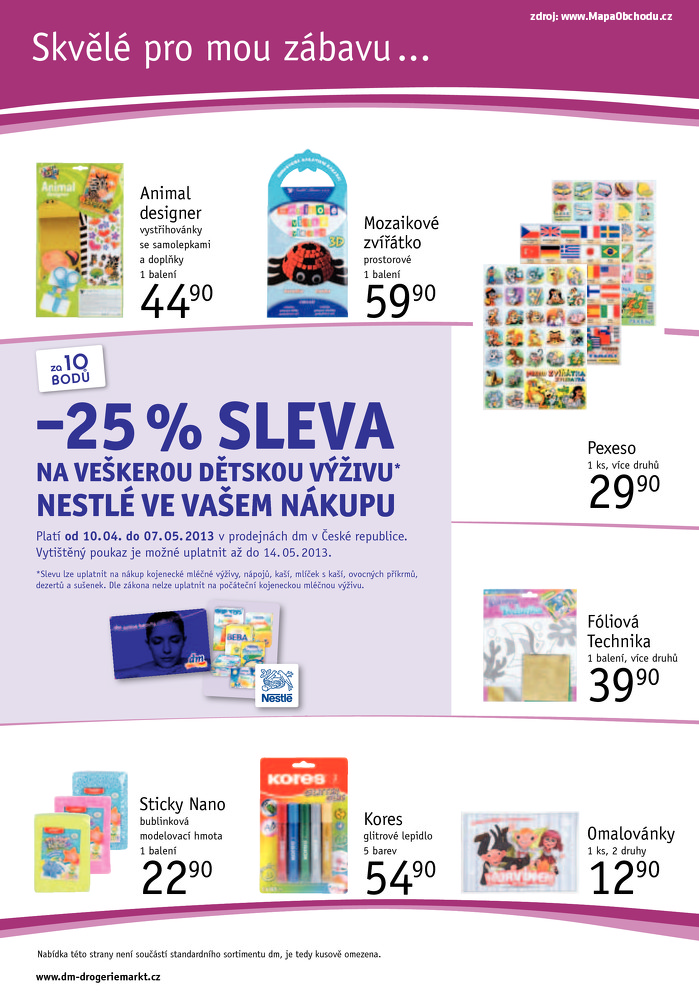 Stránka č. 10 - Akční leták dm drogerie Journal duben (1)