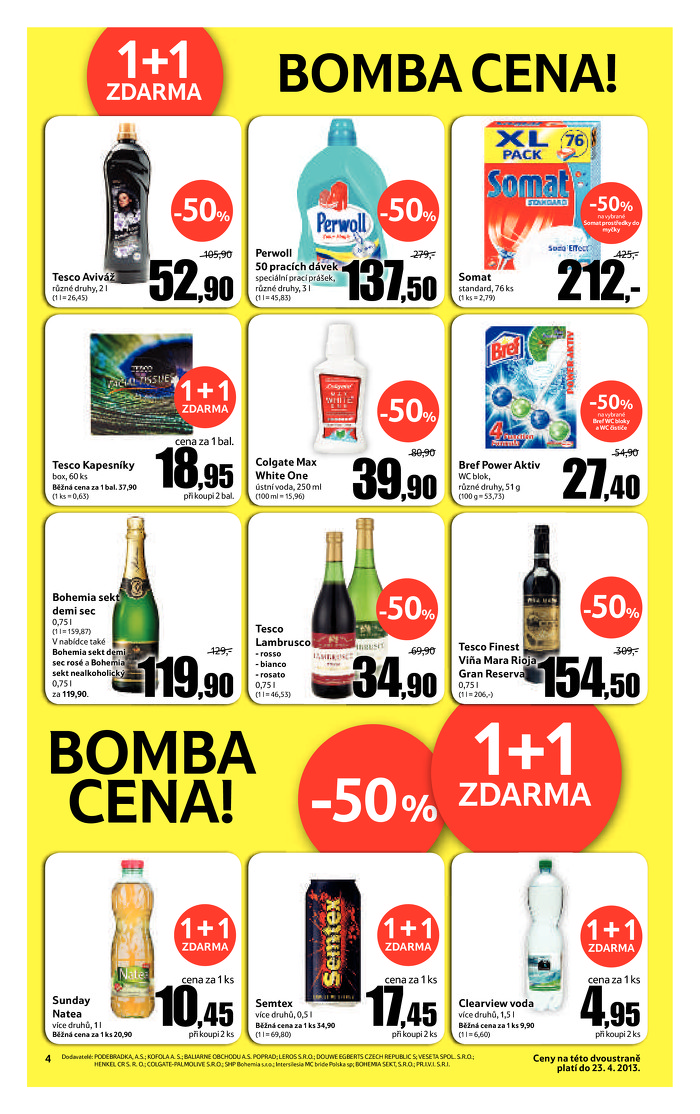 Stránka č. 4 - Akční leták Tesco Hypermarket