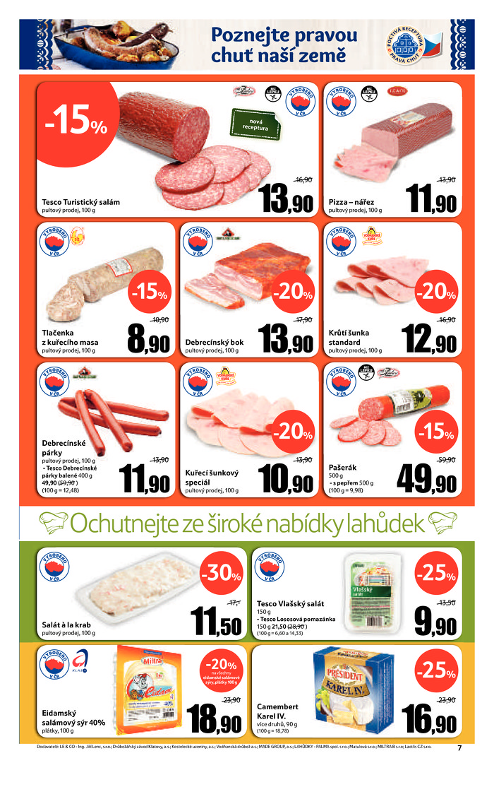 Stránka č. 7 - Akční leták Tesco Hypermarket