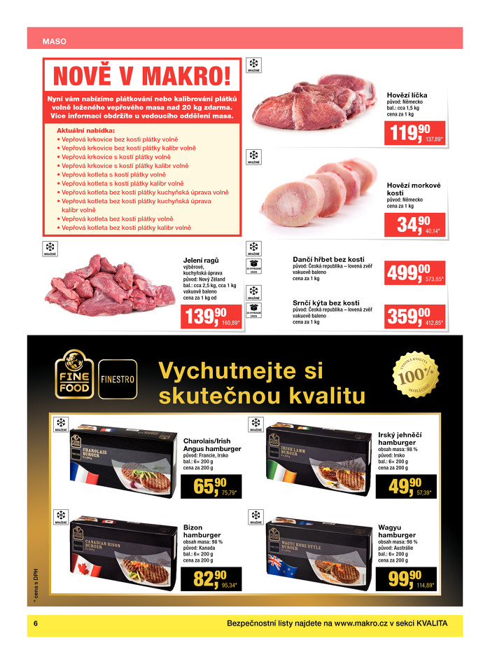 Stránka č. 6 - Akční leták Makro Čerstvé potraviny