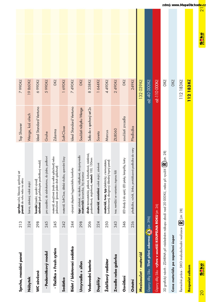 Stránka č. 21 - Akční leták Siko Koupelny