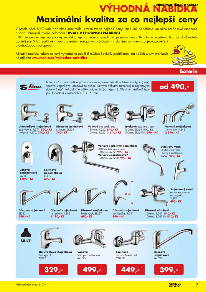 Stránka č. 7 - Akční leták Siko Koupelny