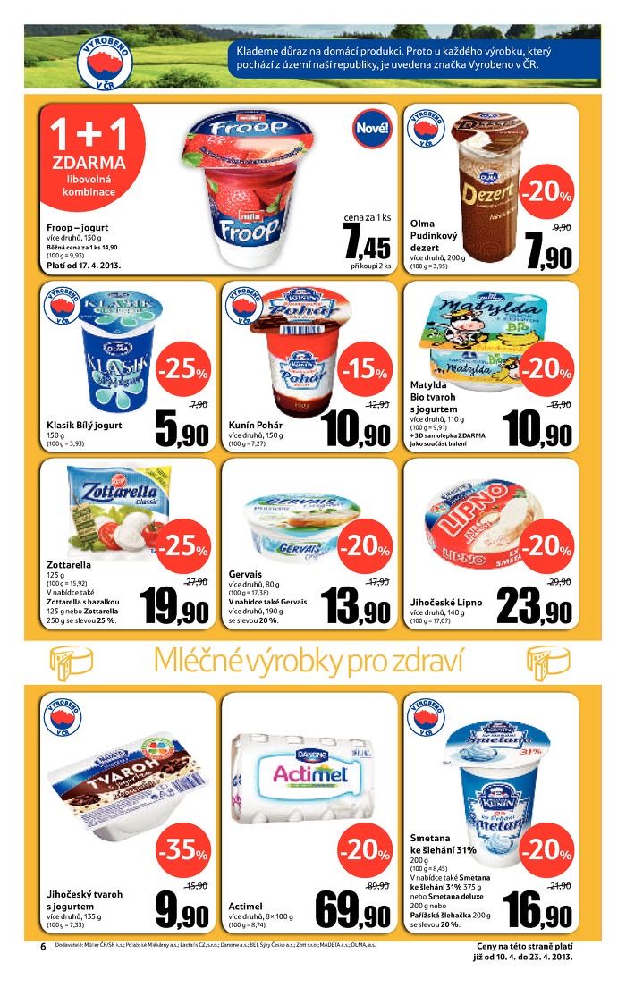 Stránka č. 6 - Akční leták Tesco  Hypermarket