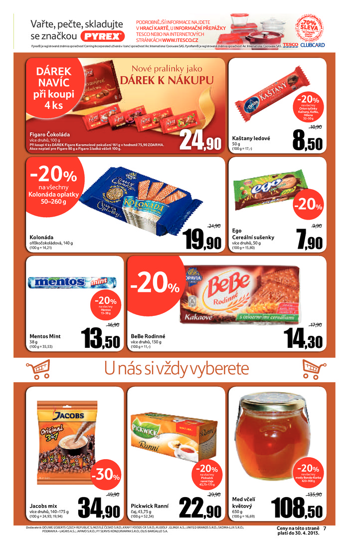 Stránka č. 7 - Akční leták Tesco  Hypermarket