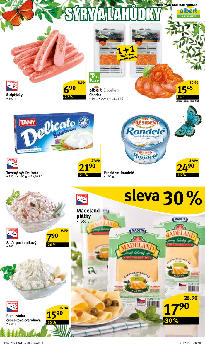 Stránka č. 3 - Akční leták Albert  Supermarket