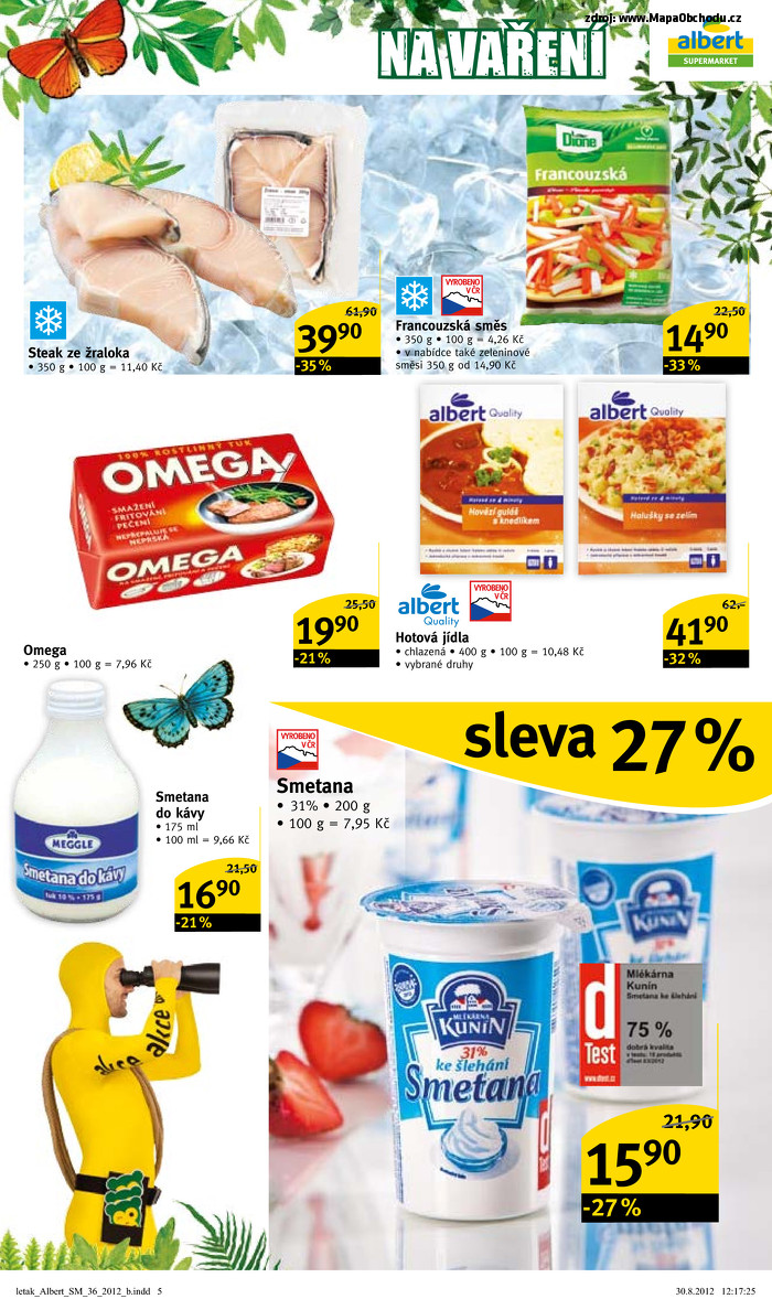 Stránka č. 5 - Akční leták Albert  Supermarket