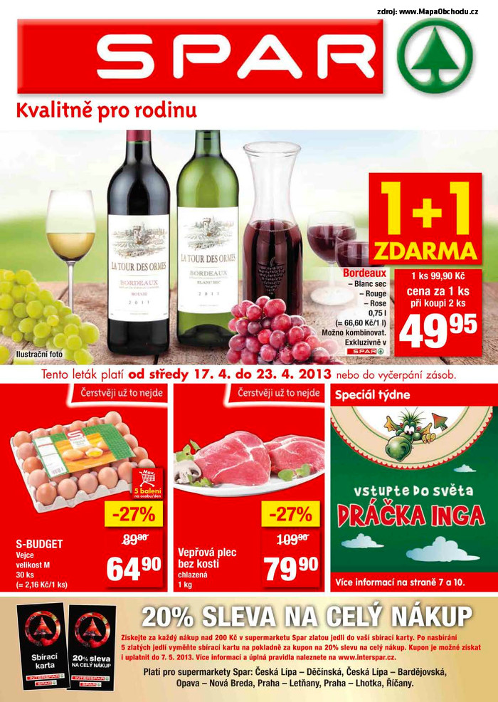 Stránka č. 1 - Akční leták Spar