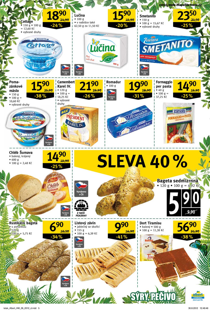 Stránka č. 6 - Akční leták Albert  Hypermarket