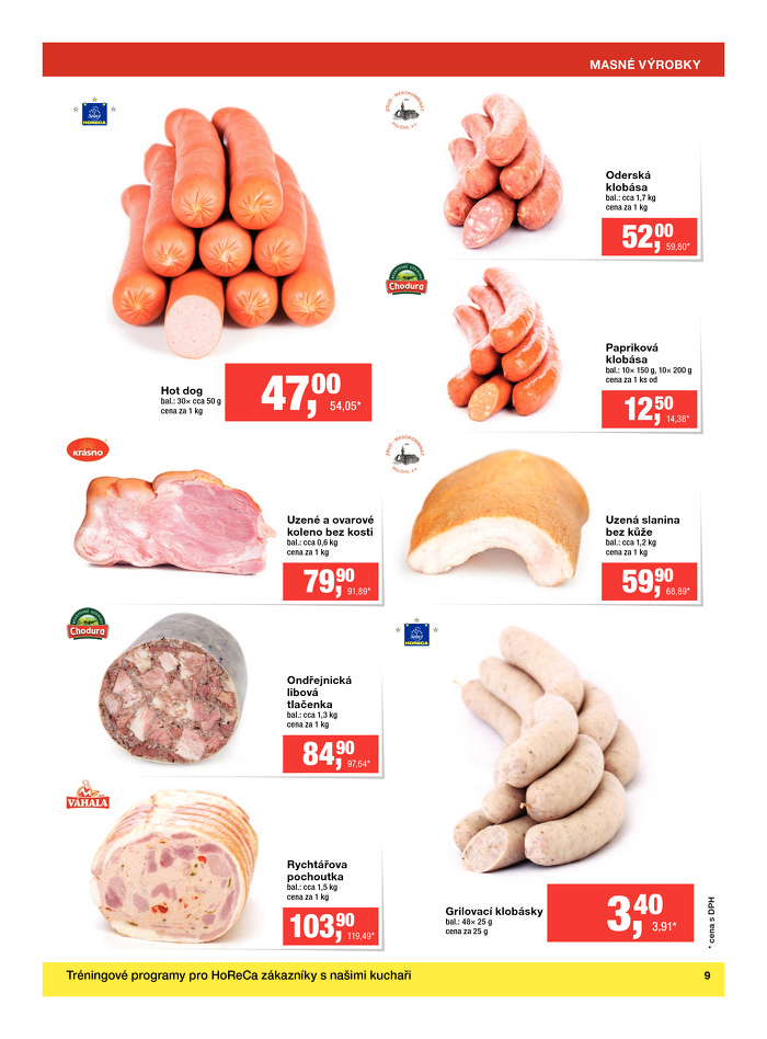 Stránka č. 9 - Akční leták Makro  Čerstvé potraviny