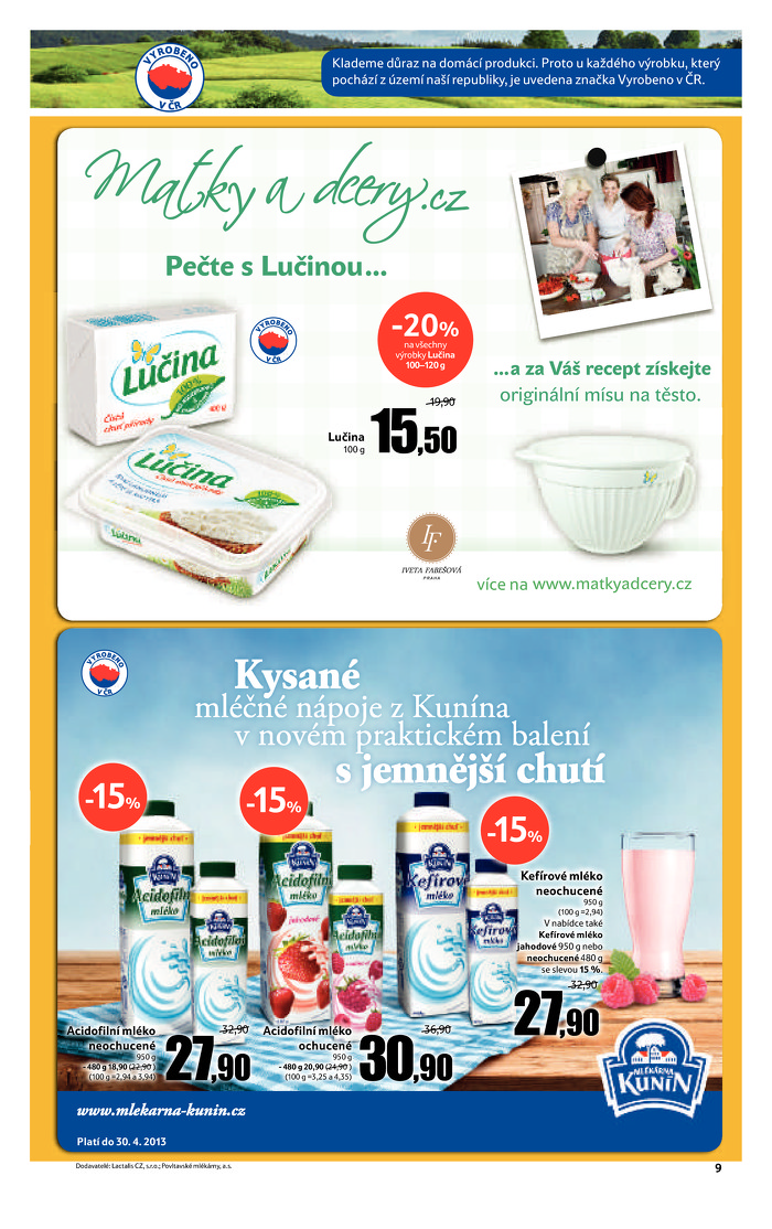 Stránka č. 9 - Akční leták Tesco  Hypermarket