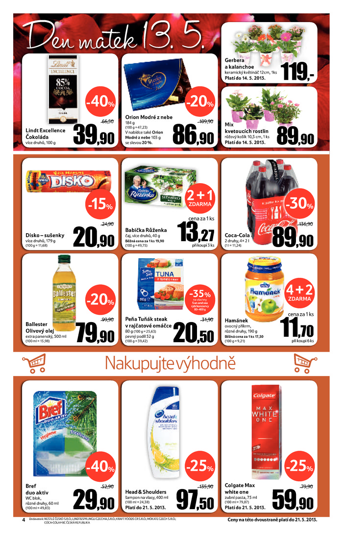 Stránka č. 4 - Akční leták Sconto Supermarket