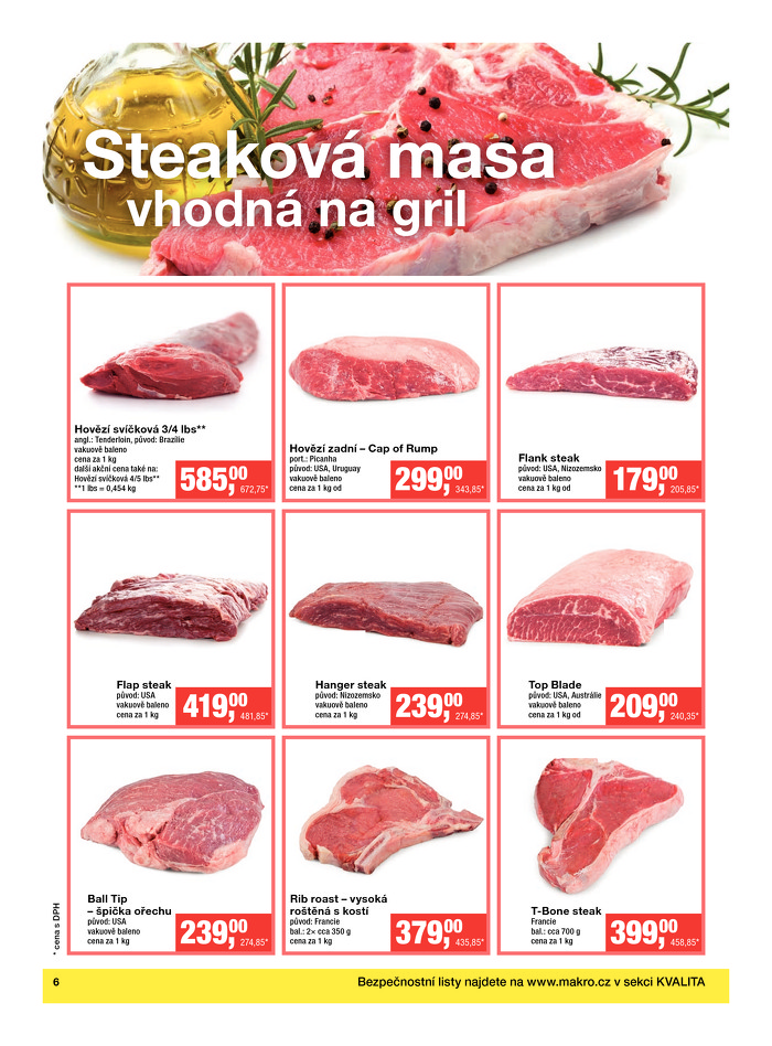 Stránka č. 6 - Akční leták Makro Čerstvé potraviny