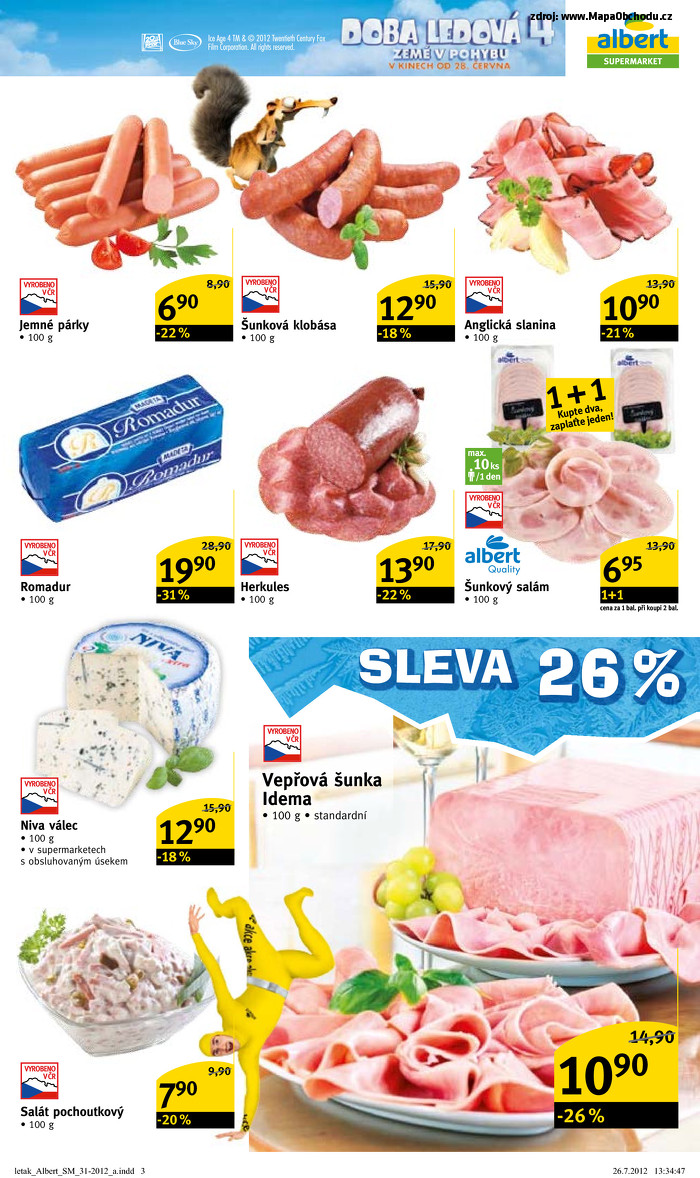 Stránka č. 3 - Akční leták Albert Supermarket