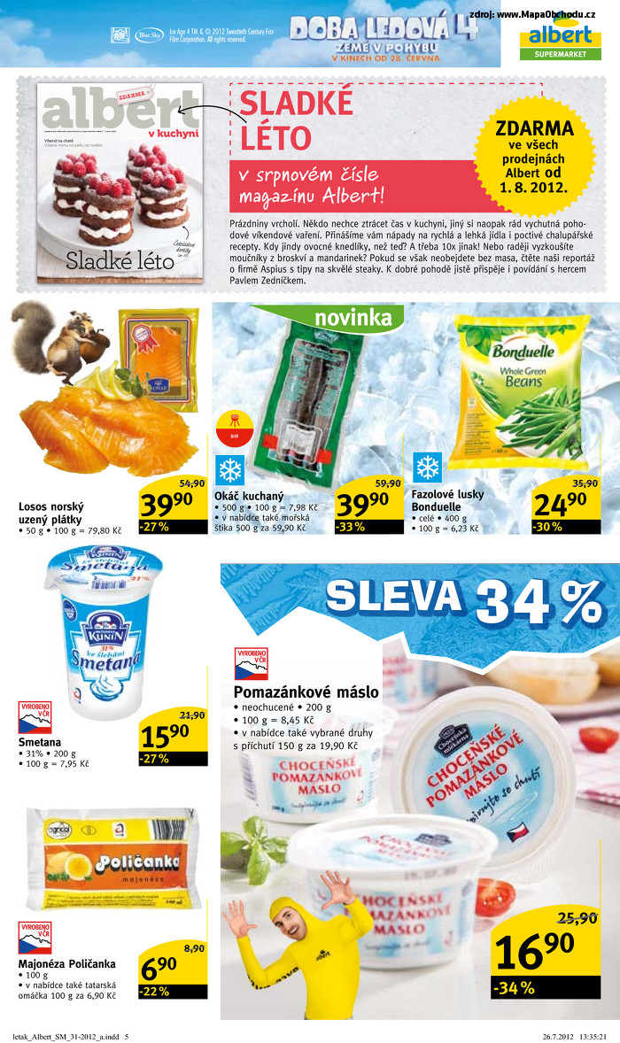 Stránka č. 5 - Akční leták Albert Supermarket