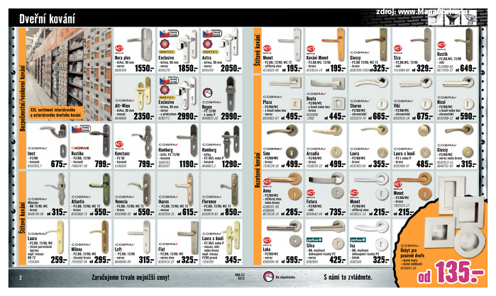 Stránka č. 2 - Akční leták Hornbach  Železářství
