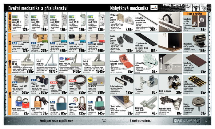 Stránka č. 3 - Akční leták Hornbach  Železářství