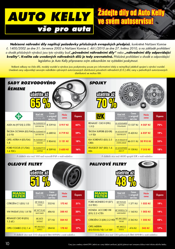 Stránka č. 10 - Akční leták Auto Kelly