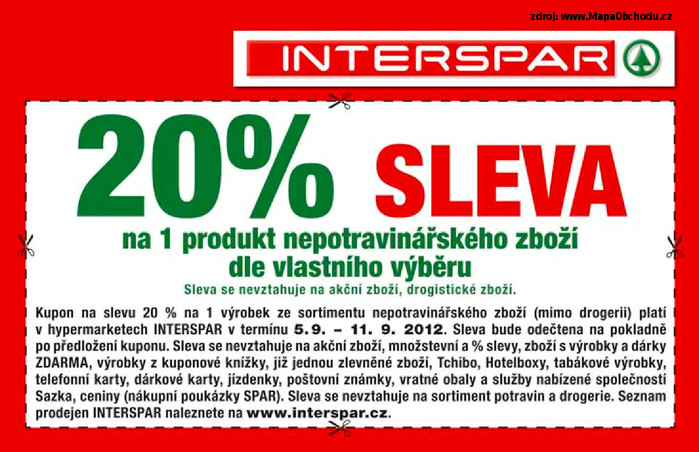 Stránka č. 23 - Akční leták Interspar  Sesbírejte kupu slev