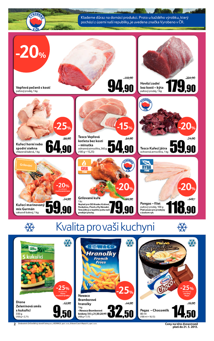 Stránka č. 2 - Akční leták Tesco Hypermarket