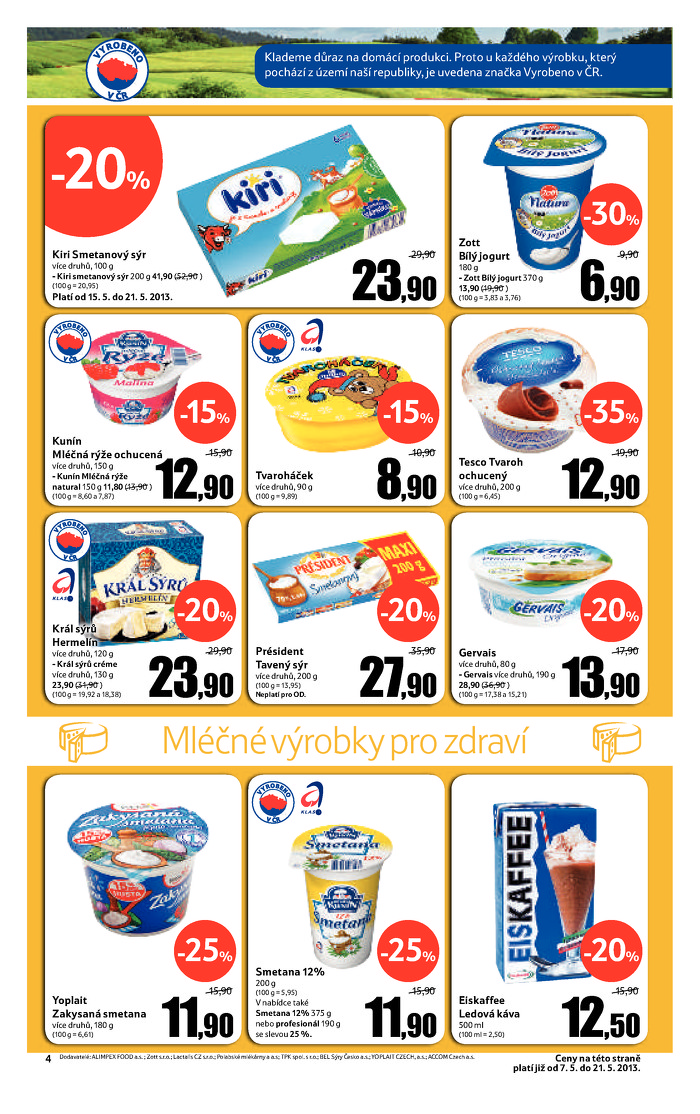 Stránka č. 4 - Akční leták Tesco Hypermarket