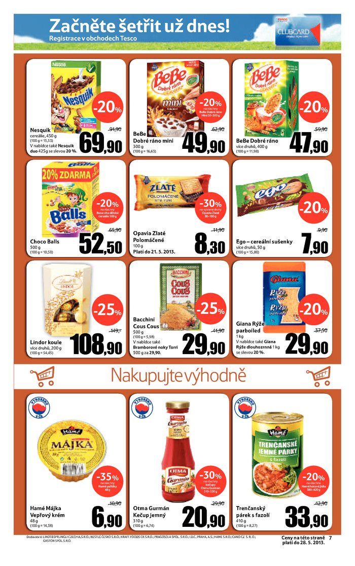 Stránka č. 7 - Akční leták Tesco Hypermarket