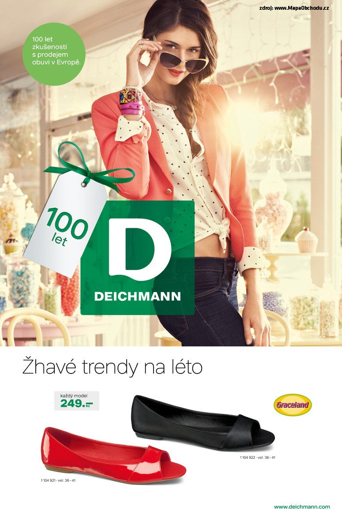 Stránka č. 1 - Akční leták Deichmann  Žhavé trendy na léto