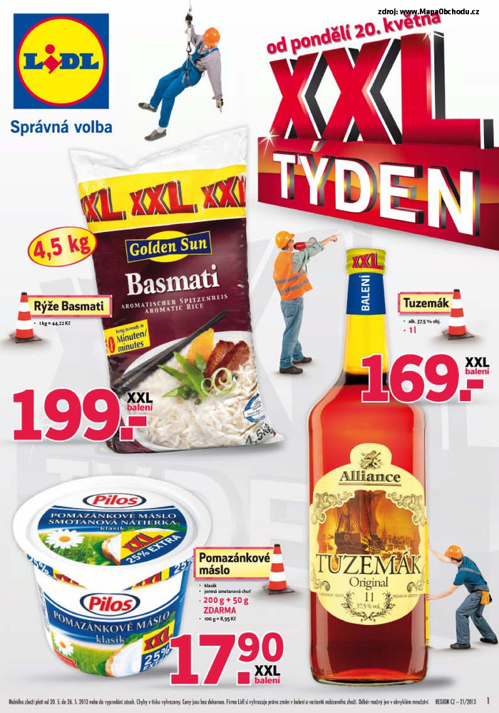 Stránka č. 1 - Akční leták Lidl XXXL Týden