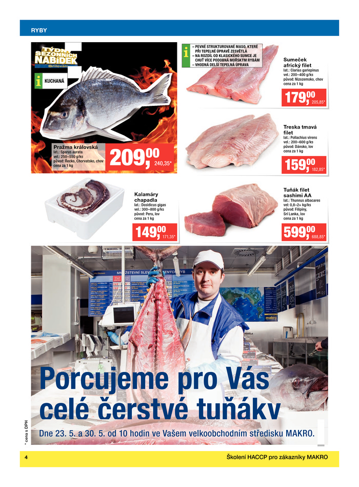 Stránka č. 4 - Akční leták Makro Čerstvé potraviny