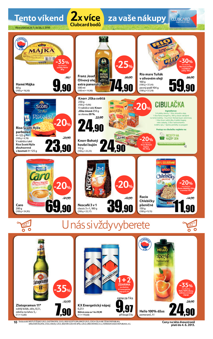 Stránka č. 10 - Akční leták Tesco Hypermarket