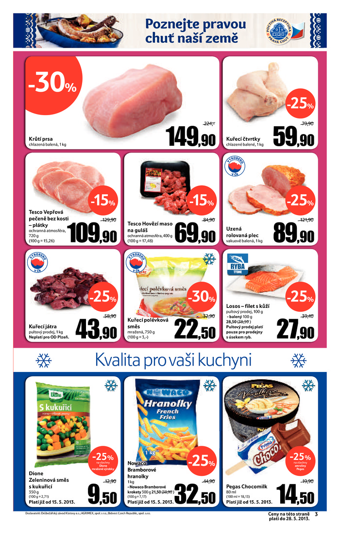 Stránka č. 3 - Akční leták Tesco Hypermarket