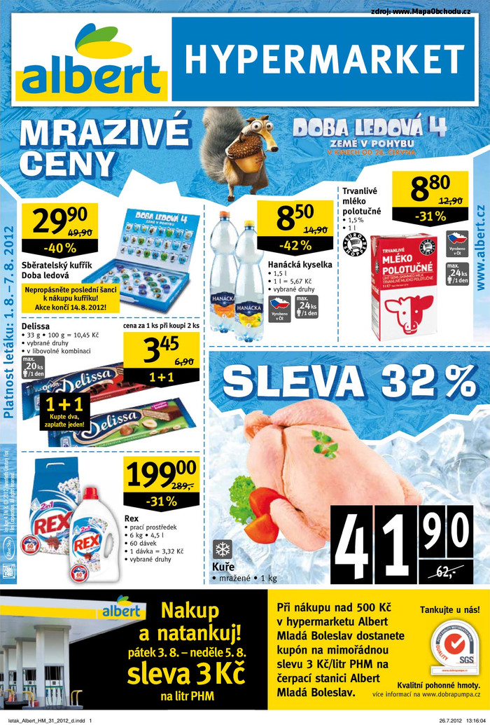 Stránka č. 2 - Akční leták Albert Hypermarket