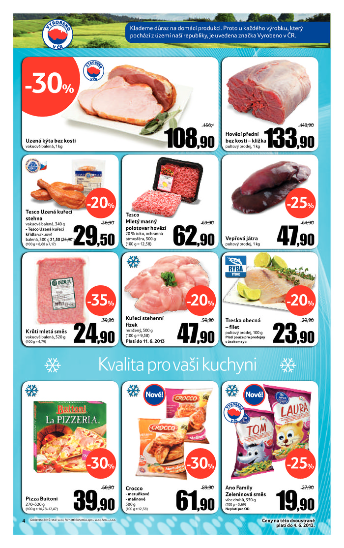 Stránka č. 4 - Akční leták Tesco Hypermarket