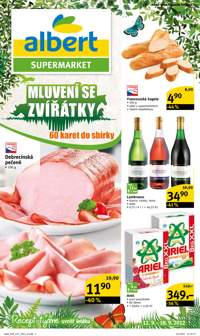 Stránka č. 1 - Akční leták Albert Supermarket