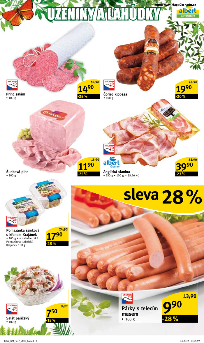 Stránka č. 3 - Akční leták Albert Supermarket